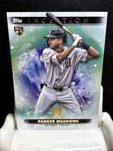 PARKER MEADOWS rc 2024 Topps Inception Baseball ROOKIE #62 DET Tigers - Picture 1 of 3