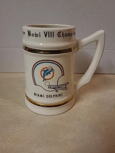 Miami Dolphins Superbowl VIII Champions Vintage Stein - Picture 1 of 11