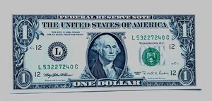 1995 USA ONE DOLLAR BANKNOTE  - Picture 1 of 2