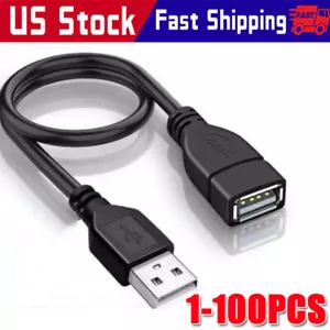 Cavo Prolunga USB-USB Alta Velocità Adattatore USB 2.0 Cavo Prolunga Maschio/Femmina LOTTO - Foto 1 di 12