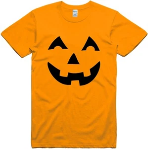 Halloween Costume Funny T Shirt Pumpkin Fancy Dress Jack O lantern Cotton Tee - Picture 1 of 1