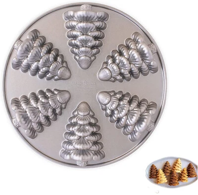 Nordic Ware: Evergreen: Backform 6 Einzelportionen: Weihnachtsbaum-Tanne - USA - Bild 1 von 4