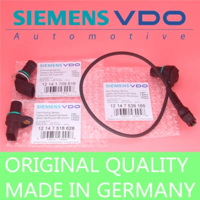 Juego de 2 sensores de posición del árbol de levas del motor y 1 cigüeñal para BMW 325Ci 2001-2005 Foto 1 de 4