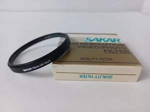 Sakar 72mm High Resolution Photo / Video Filter UV Haze Free Ship - Picture 1 of 4
