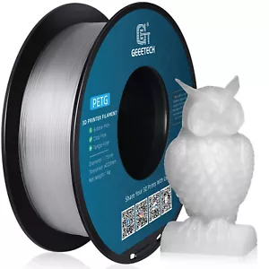 GEEETECH Filament PETG Transparent 1.75mm 1kg/roll Consumables For 3D Printer - Picture 1 of 5