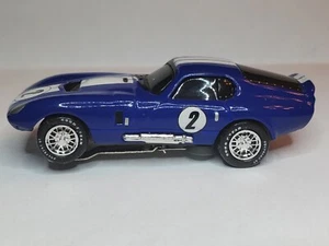 DAYTONA SHELBY COBRA HO TJET SLOT CAR, ULTRA G CHASSIS & CHROME WHEELS & TIRES - Picture 1 of 7