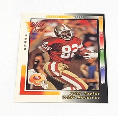 1992 Wild Card Football John Taylor San Francisco 49ers #99 - Image 1 of 2