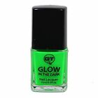 QT Glow in the Dark Nail Lacquer Yellow, Green colors 15mL / 0.5 oz Made in USA