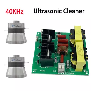 120W 40khz Ultrasonic Cleaning Transducer Cleaner +PCB Driver Board Set 110V - Picture 1 of 19