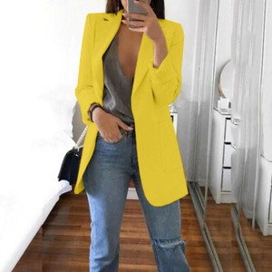 yellow blazer womens products for sale 