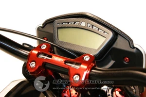 HYPERMOTARD HYPERSTRADA 821 939 CARBON FIBER INSTRUMENT COVER - Picture 1 of 3