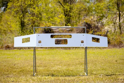 Parachoques cromado Kenworth T800 / T880 cónico con recortes de remolque y luz antiniebla 2004+ Foto 1 de 4