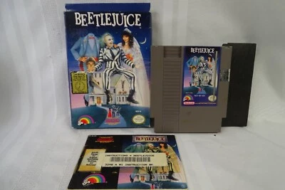 Beetlejuice (Nintendo Entertainment System, 1991) NES COMPLETO con Caja y Manual Foto 1 de 4