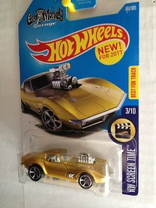  Hot Wheels  Gas Monkey Garage Gold CORVETTE RARE 68  LQQKS  MINT S/H $ 3.10 - Picture 1 of 3