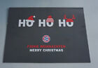 FC Bayern München Weihnachtskarte Autogramme Sammlerstück Fanartikel (FC23-211)