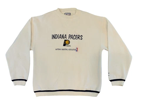 Vintage Logo Athletic Indiana Pacers National Basketball Association NBA Sweater Cover
