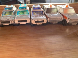 Police Range Rovers Corgi Junior Matchbox Rolamatics - Picture 1 of 5