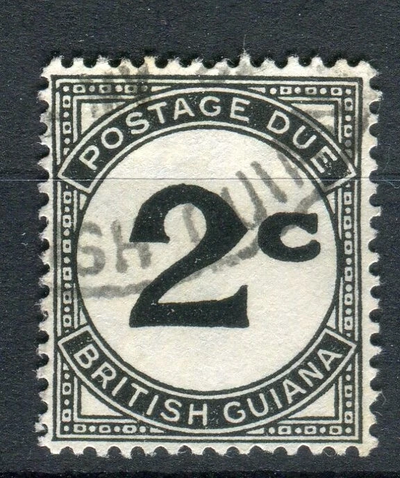 British Guiana 1940-55 Postage Due 2c black SG.D2a fine used - Image 1 of 1