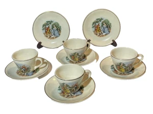 Vintage Dresden Duchess Tea Cup and Saucer Made in USA 22-K Gold - Picture 1 of 6