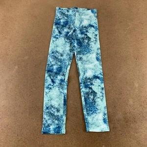 Old Navy Girls Built-In Tough Full-Length Leggings Blue Tie Dye Pull On M 8 New - Picture 1 of 5