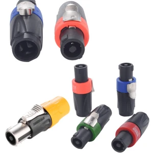 4 CORE SPEAKON CABLE SPEAKER LEAD AUDIO CONNECTOR WATERPROOF PLUGS HIGH POWER - Picture 1 of 8