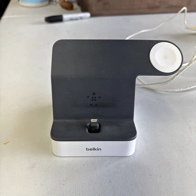Belkin F8J200TTWHT Powerhouse Charge Dock for Apple Watch iPhone - Image 1 of 4