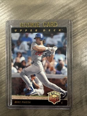 1993 Upper Deck - Mike Piazza #2 Star Rookie - Image 1 of 2