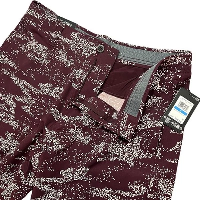 Under Armour Storm Men's Size 36 Black UA Golf 9" Printed Stretch Shorts Berry - Image 1 of 4