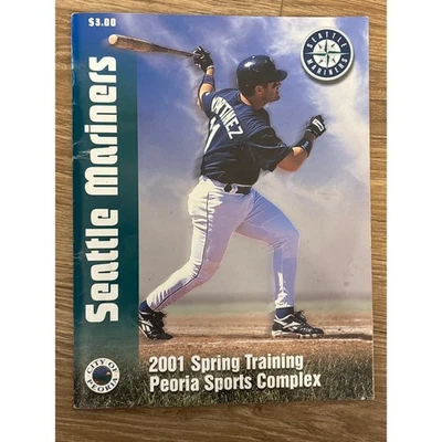 Seattle Mariners 2001 spring training booklet Peoria sports complex Ichiro Edgar - Image 1 of 4