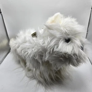 Fuzzy Nation Purse West Highland Terrier Westie Terrier Dog Plush Stuffed Animal - Picture 1 of 5