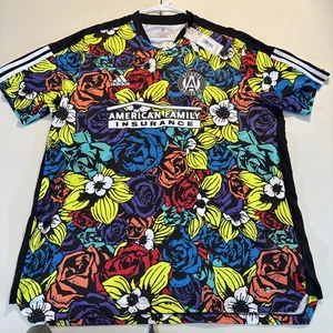 Camiseta para hombre 2XL Adidas MLS Aeroready Atlanta United FC 2022 prepartido nueva con etiquetas - Imagen 1 de 13