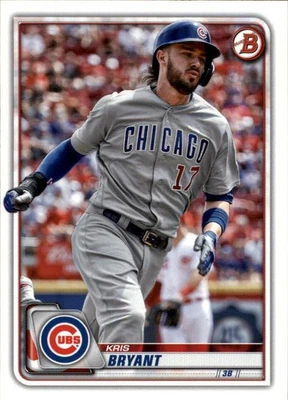 2020 Bowman #22 Kris Bryant Chicago Cubs - Image 1 of 2