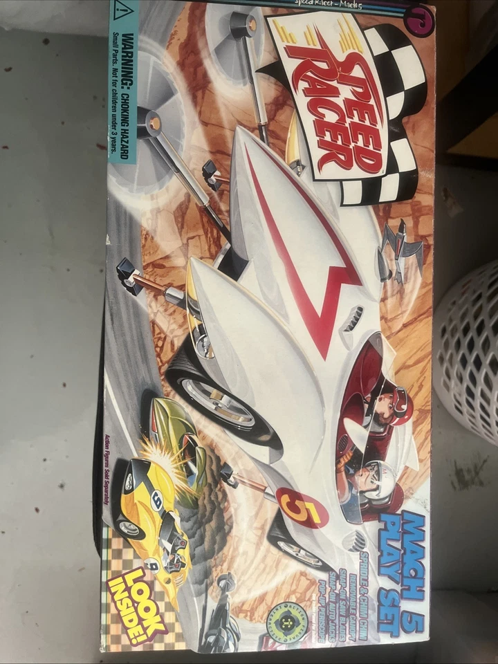 JUEGO VINTAGE SPEED RACER MACH 5 RESAURUS CHIM CHIM SPIRTLE 1999 NUEVO EN CAJA Foto 1 de 3