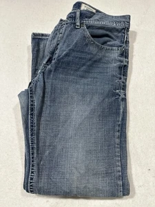 Y2K Axel Vintage Boot Blue Denim Jeans - Size 34 x 34 - Picture 1 of 8