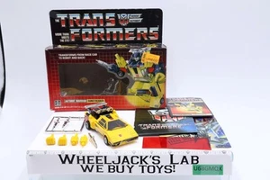 Sunstreaker w/ BOX 100% Complete Vintage Hasbro G1 Transformers 1984 Figure - Picture 1 of 11