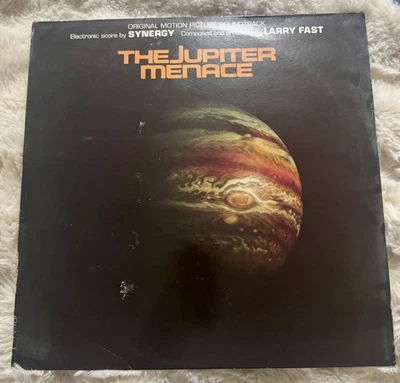  JUPITER MENACE Electronic Film Soundtrack LP Larry Fast George Kennedy - Image 1 of 4
