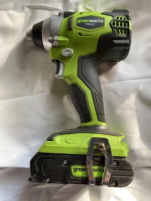 Greenworks 24V DigiPro Brushless Impact Driver with battery and charger  - Image 1 of 4