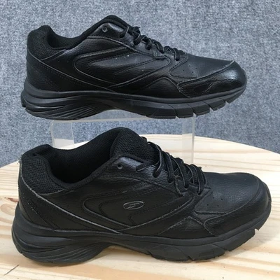 Dr. Scholls Shoes Womens 10 Wide Aspire Sneakers Black Leather Lace Up Low Top - Image 1 of 4