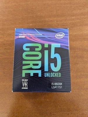Processore CPU desktop Intel Core i5 8600K 4,3 GHz 6 core 6 thread 9M LGA 1151 - Immagine 1 di 2