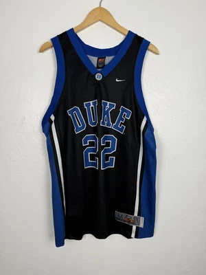 Nike Elite Team Black Blue Duke Blue Devils #22 NCAA Basketball Jersey  Adult M - Image 1 of 4