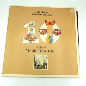 1970 Peter Paul & Mary Ten Years Together 12" Vinyl LP Record album w/ booklet - Imagen 1 de 8