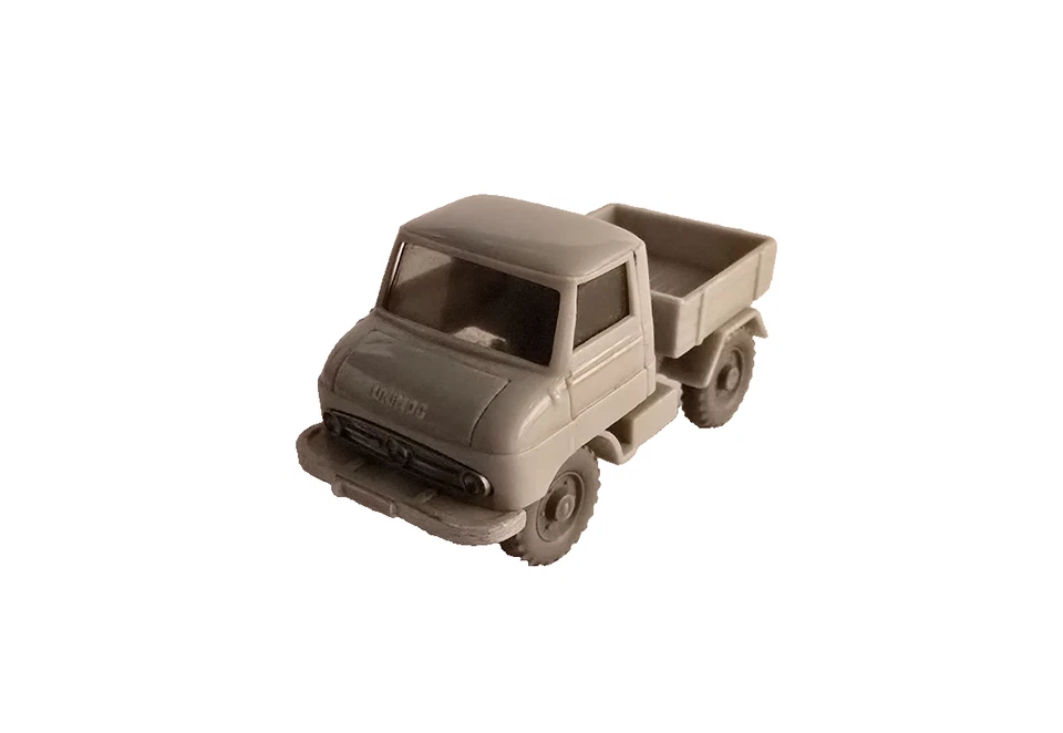 Aus Sammlungsauflösung WIKING Mercedes Unimog 411 geschlossen,grau,Maßstab 1:87  - Bild 1 von 1