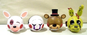 Funko Five Nights At Freddy's Mymoji PVC Figure Head Lot Bunny, Foxy, Puppet - Picture 1 of 3