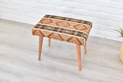 Small Rectangular Ottoman - Pouf - Stool - Comfortable & Stylish Home Furniture - Image 1 of 4