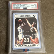 1990-91 North Carolina Collegiate Collection Michael Jordan #61 PSA 10 Gem Mint