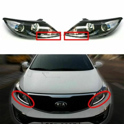 Nuevo juego de luces de cabeza LED de proyección izquierda derecha OEM para Kia Sportage 11-16 Foto 1 de 4