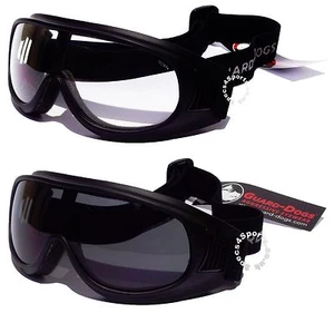 COMMANDER 1 Motorcycle Biker Goggles | FogStopper™ Coating + Indestructo Frame - Picture 1 of 11