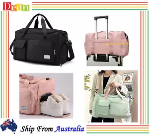 Portable Waterproof Travel Storage Luggage Carry-on Hand Shoulder Duffle Bags - Picture 1 of 14