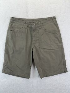 Patagonia Shorts Mens 33 All Wear Green Cotton/Nylon Lightweight Casual