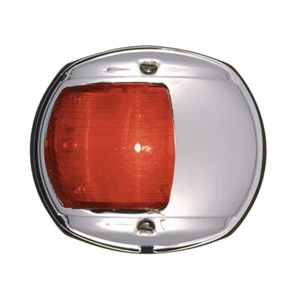 Perko LED Side Light - Red - 12V - Chrome Plated Housing - Bild 1 von 1